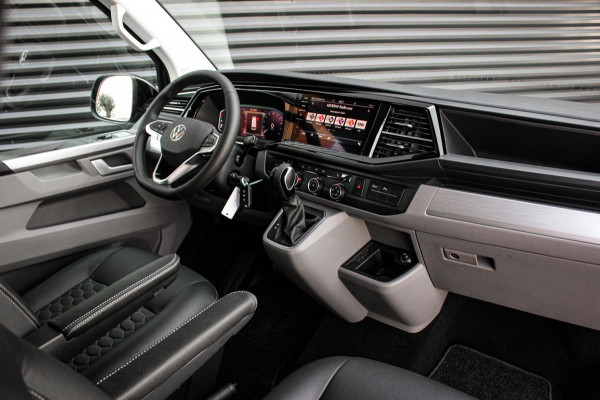 Volkswagen Transporter 2.0 TDI L2H1 150PK DIRECT RIJDEN BULLI SPECIAL / LEDEREN BEKLEDING / DUBBEL CABINE / NAVIGATIE / ACTIVE