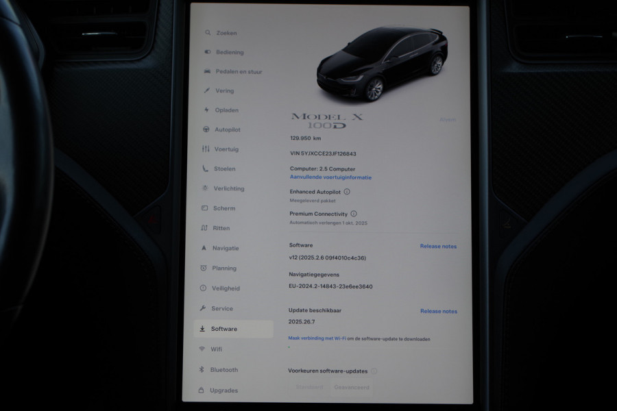 Tesla Model X 100D 6p, Enhanced Autopilot, Afn. Trekhaak, Luchtvering, 20"