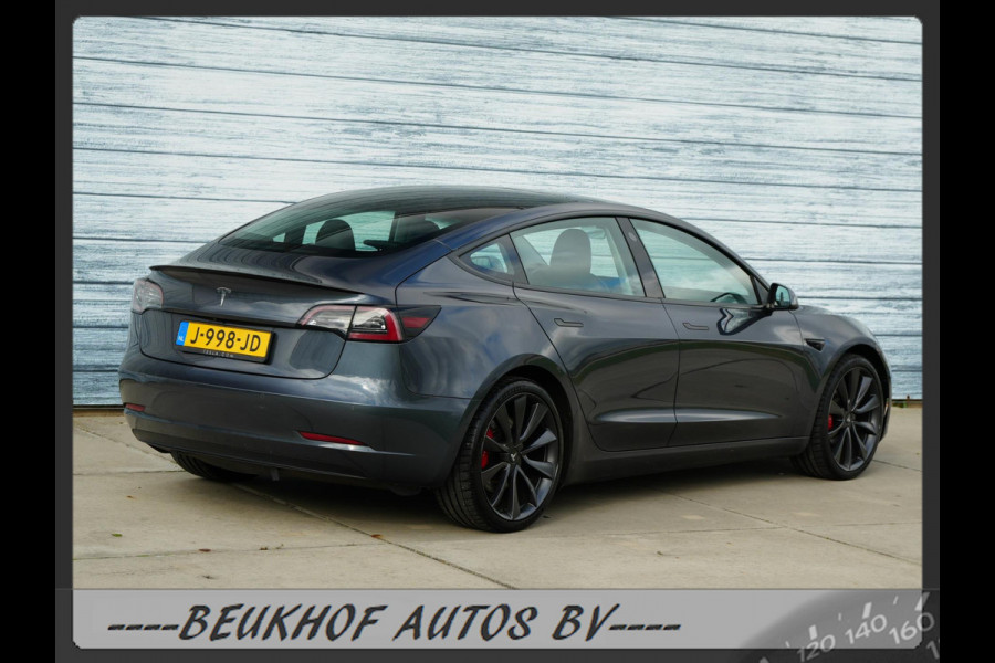 Tesla Model 3 Performance AWD 75 kWh 487Pk 20inch Soh 92.8 %