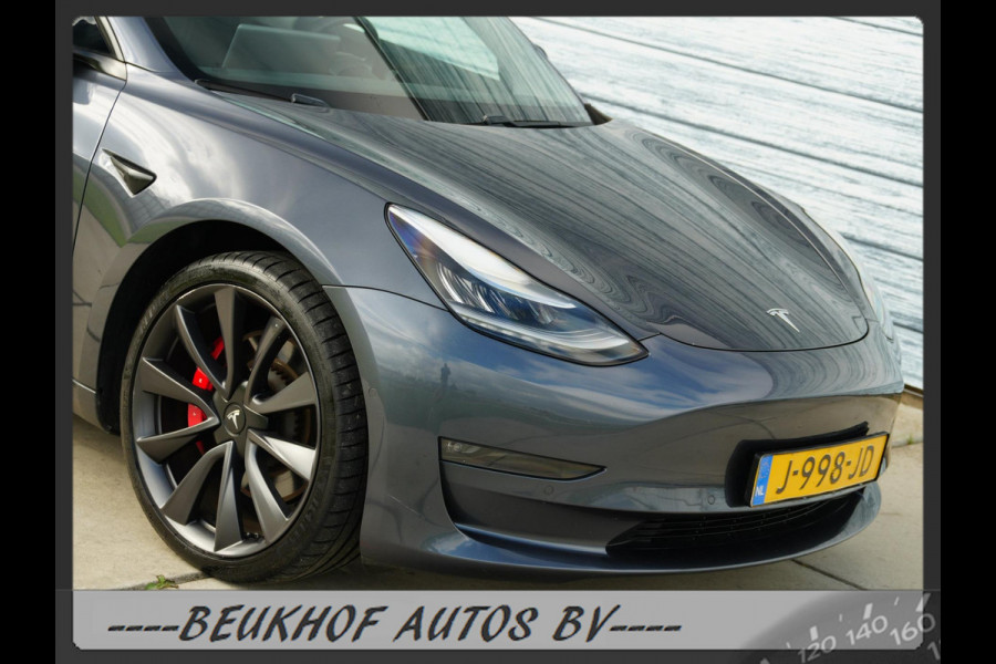 Tesla Model 3 Performance AWD 75 kWh 487Pk 20inch Soh 92.8 %