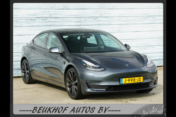 Tesla Model 3 Performance AWD 75 kWh 487Pk 20inch Soh 92.8 %