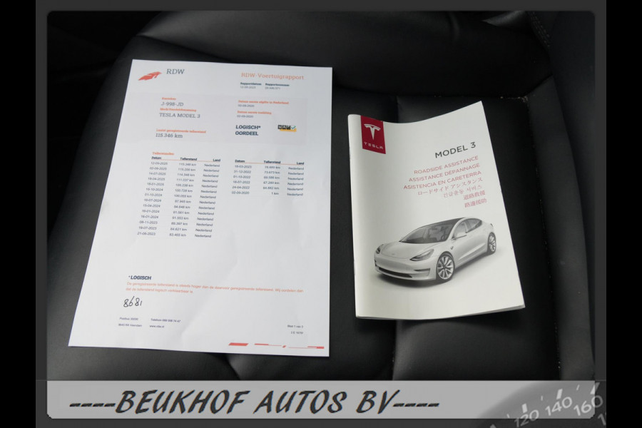 Tesla Model 3 Performance AWD 75 kWh 487Pk 20inch Soh 92.8 %
