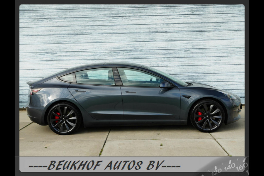 Tesla Model 3 Performance AWD 75 kWh 487Pk 20inch Soh 92.8 %