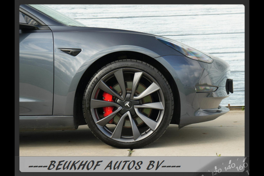 Tesla Model 3 Performance AWD 75 kWh 487Pk 20inch Soh 92.8 %