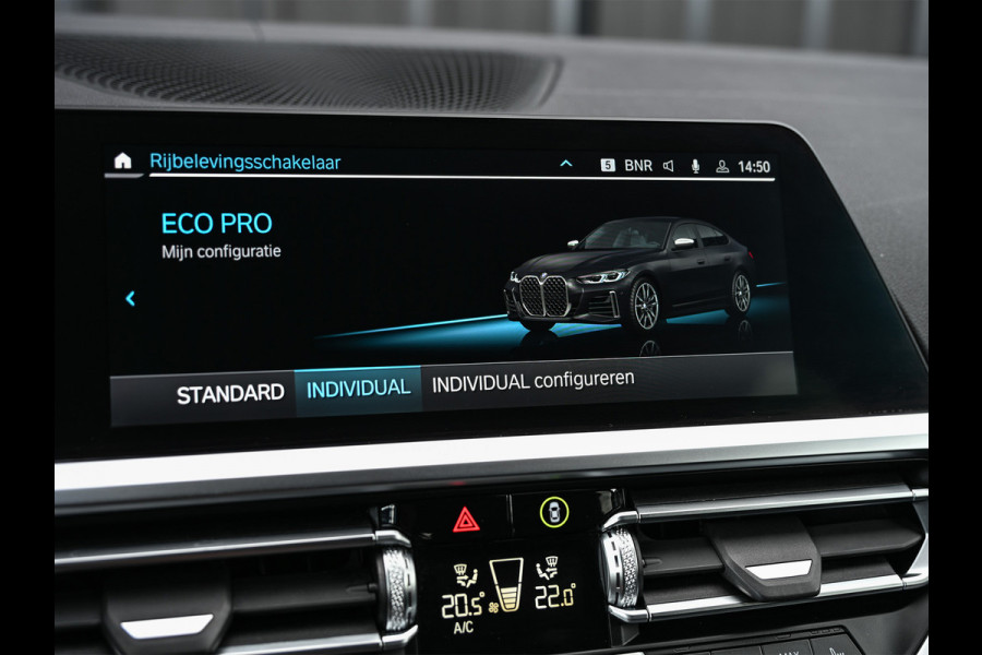 BMW 4 Serie Gran Coupé M440i xDrive HIGH EXECUTIVE | M-SPORT PAKKET | SHADOW LINE | COMFORT ACCESS | MEMORY SEATS | HEAD-UP DISPLAY | ADAPTI