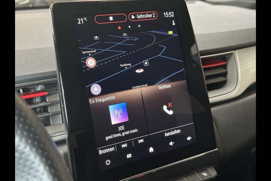 Renault Captur 1.6 E-Tech Hyb RS-Line 160 | Groot Navi | 18" | Carplay | Stoelverwarming | Camera | 100% Dealer onderhouden!