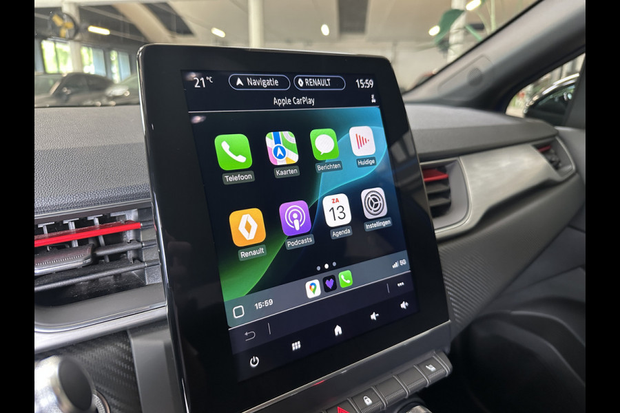 Renault Captur 1.6 E-Tech Hyb RS-Line 160 | Groot Navi | 18" | Carplay | Stoelverwarming | Camera | 100% Dealer onderhouden!