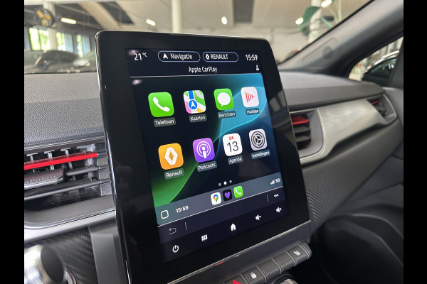 Renault Captur 1.6 E-Tech Hyb RS-Line 160 | Groot Navi | 18" | Carplay | Stoelverwarming | Camera | 100% Dealer onderhouden!
