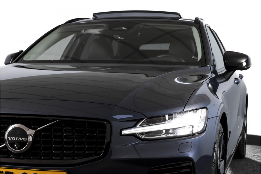 Volvo V60 2.0 T6 Plug-in hybrid AWD Ultra Dark | S/K-panodak | Bowers/Wilkens | Dig. Cockpit | Adapt. Cruise | Memory Stoelen | Elek. Klep | Stoel-+stuurverw. | 360 Camera | NAV+App. Connect | Elek. trekhaak | LM 19" |