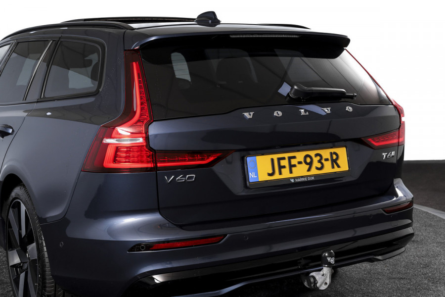 Volvo V60 2.0 T6 Plug-in hybrid AWD Ultra Dark | S/K-panodak | Bowers/Wilkens | Dig. Cockpit | Adapt. Cruise | Memory Stoelen | Elek. Klep | Stoel-+stuurverw. | 360 Camera | NAV+App. Connect | Elek. trekhaak | LM 19" |
