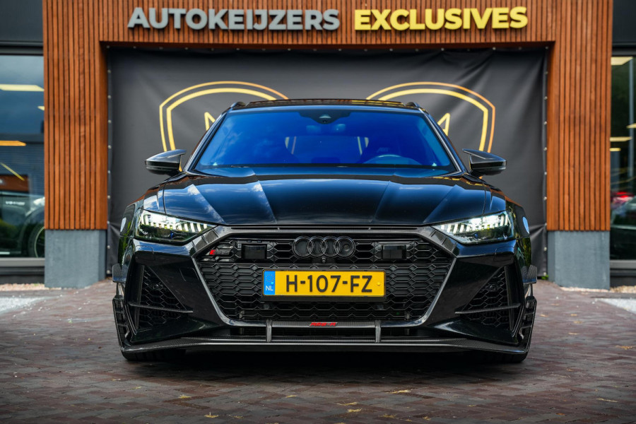 Audi A6 Avant RS 6 TFSI quattro ABT RS-R 1 of 125 Akrapovic Panodak Keramisch Stoelvent. B&O+ Eventuri 360 Camera 825 PK!