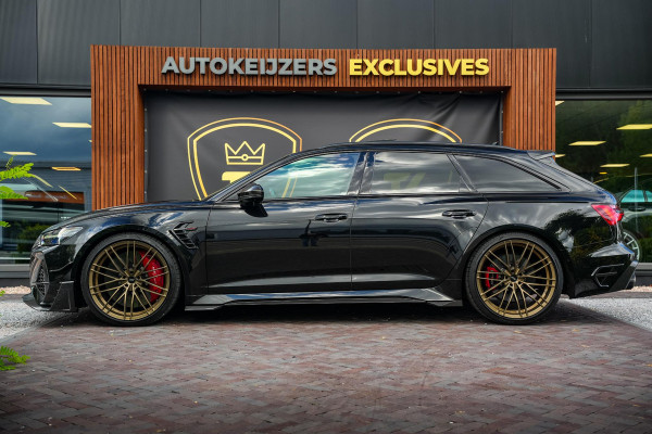 Audi A6 Avant RS 6 TFSI quattro ABT RS-R 1 of 125 Akrapovic Panodak Keramisch Stoelvent. B&O+ Eventuri 360 Camera 825 PK!