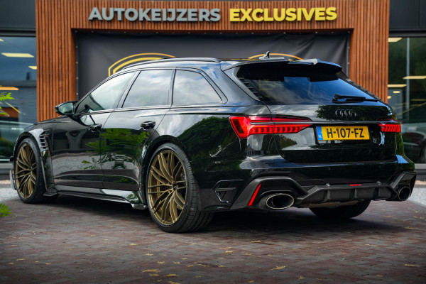 Audi A6 Avant RS 6 TFSI quattro ABT RS-R 1 of 125 Akrapovic Panodak Keramisch Stoelvent. B&O+ Eventuri 360 Camera 825 PK!