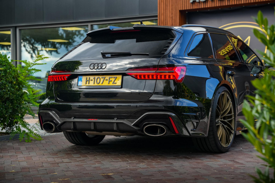 Audi A6 Avant RS 6 TFSI quattro ABT RS-R 1 of 125 Akrapovic Panodak Keramisch Stoelvent. B&O+ Eventuri 360 Camera 825 PK!