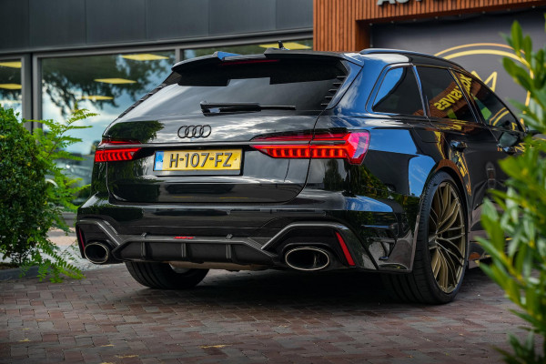 Audi A6 Avant RS 6 TFSI quattro ABT RS-R 1 of 125 Akrapovic Panodak Keramisch Stoelvent. B&O+ Eventuri 360 Camera 825 PK!