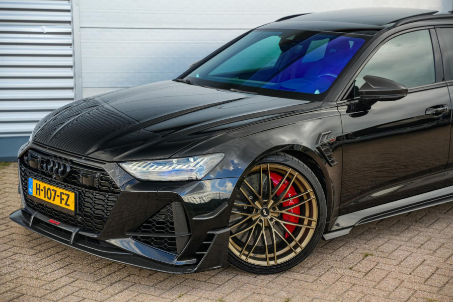 Audi A6 Avant RS 6 TFSI quattro ABT RS-R 1 of 125 Akrapovic Panodak Keramisch Stoelvent. B&O+ Eventuri 360 Camera 825 PK!