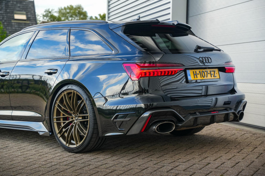 Audi A6 Avant RS 6 TFSI quattro ABT RS-R 1 of 125 Akrapovic Panodak Keramisch Stoelvent. B&O+ Eventuri 360 Camera 825 PK!