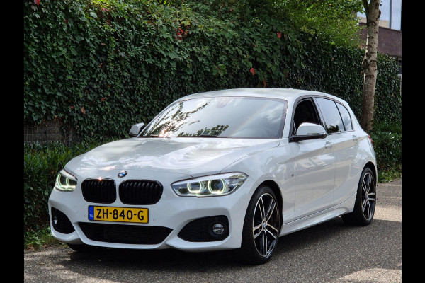BMW 1-serie M Sport Ed CarPlay NAP LED GR Navi Automaat Black Panel Teller All weather M Velgen GARANTIE Rij-K 118i High Executive