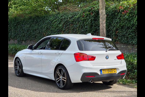 BMW 1-serie M Sport Ed CarPlay NAP LED GR Navi Automaat Black Panel Teller All weather M Velgen GARANTIE Rij-K 118i High Executive