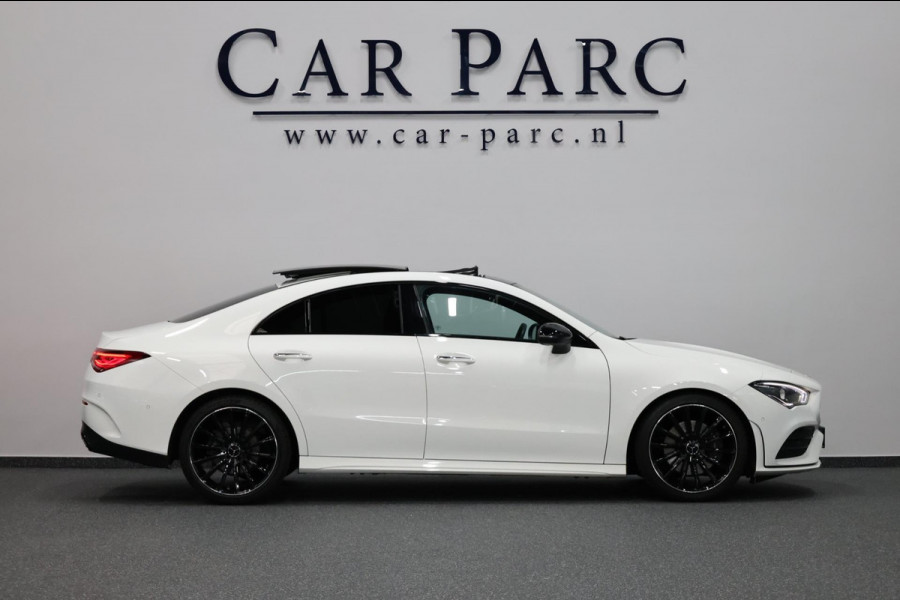 Mercedes-Benz CLA-Klasse 200 AMG LED/VIRTUAL/SFEER/PANO/ALCANTARA+S.VERWARMING/19" LMV/CAM/ACC/ECC/12 MDN GARANTIE!