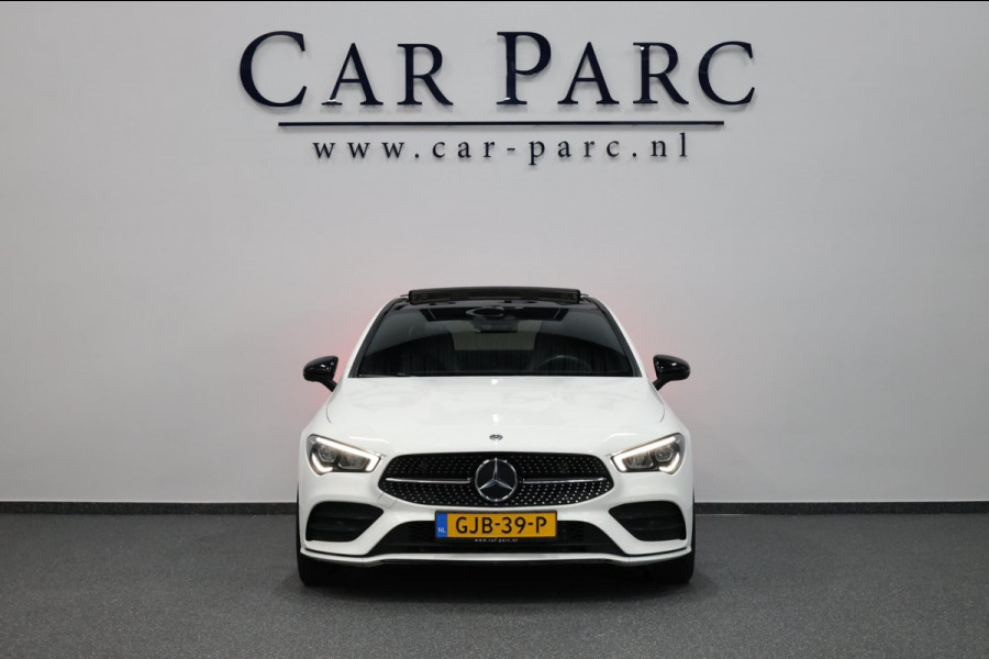 Mercedes-Benz CLA-Klasse 200 AMG LED/VIRTUAL/SFEER/PANO/ALCANTARA+S.VERWARMING/19" LMV/CAM/ACC/ECC/12 MDN GARANTIE!