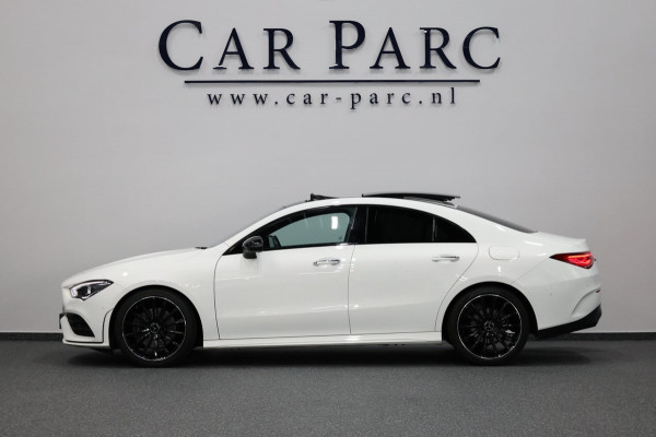 Mercedes-Benz CLA-Klasse 200 AMG LED/VIRTUAL/SFEER/PANO/ALCANTARA+S.VERWARMING/19" LMV/CAM/ACC/ECC/12 MDN GARANTIE!