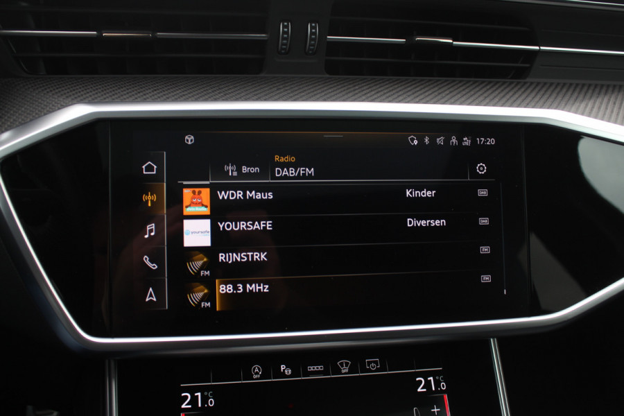 Audi RS6 Avant TFSI quattro / Trekhaak / Panoramadak / Keramisch / 360Camera / Head-up / Softclose / Standverwarming / B&O / Volleder / 22'' /  Apple CarPlay / Achterasbesturing / Luchtvering / Dodehoek / DAB / ACC / St Audi RS6 Avant TFSI quattro / Trekhaak / Panoramadak / Keramisch / 360Camera / Head-up / Softclose / Standverwarming / B&O / Volleder / 22'' /  Apple CarPlay / Achterasbesturing / Luchtvering / Dodehoek / DAB / ACC / St