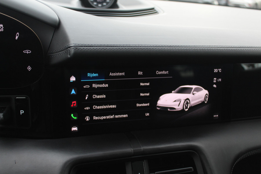 Porsche Taycan 4S Performance 84 kWh / SoH 91.3% / Panoramadak / 360Camera / Head-up / Achterasbesturing / Matrix LED / 21'' / Luchtvering / Bose / Stoelmassage / Sportchrono / Leder / Stuurverwarming / DAB / ACC