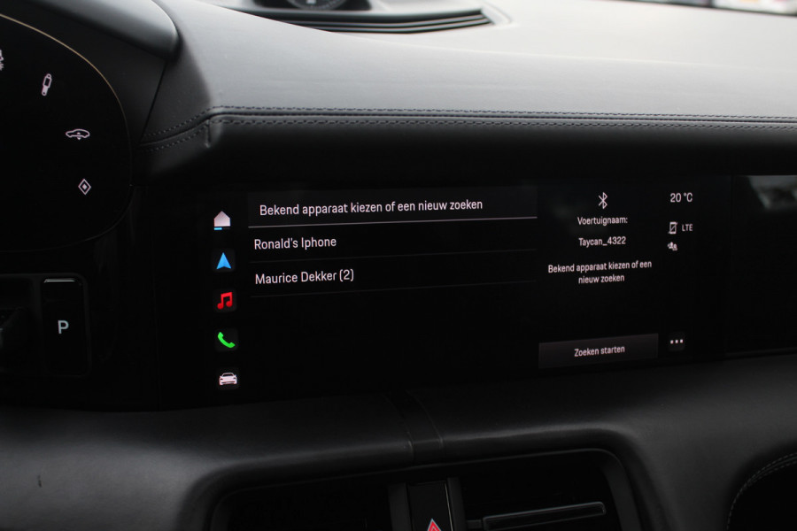 Porsche Taycan 4S Performance 84 kWh / SoH 91.3% / Panoramadak / 360Camera / Head-up / Achterasbesturing / Matrix LED / 21'' / Luchtvering / Bose / Stoelmassage / Sportchrono / Leder / Stuurverwarming / DAB / ACC