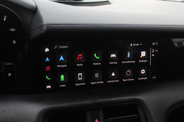 Porsche Taycan 4S Performance 84 kWh / SoH 91.3% / Panoramadak / 360Camera / Head-up / Achterasbesturing / Matrix LED / 21'' / Luchtvering / Bose / Stoelmassage / Sportchrono / Leder / Stuurverwarming / DAB / ACC