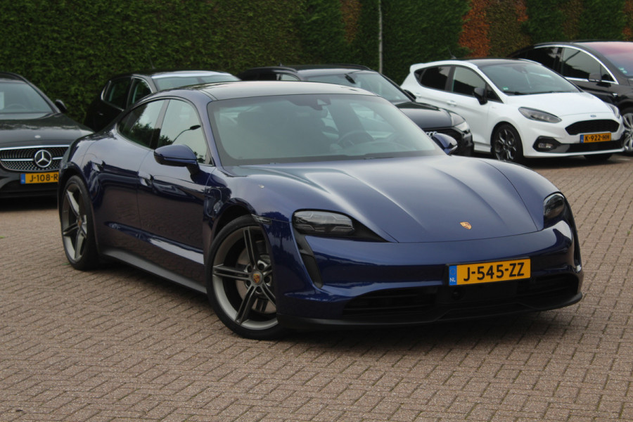 Porsche Taycan 4S Performance 84 kWh / SoH 91.3% / Panoramadak / 360Camera / Head-up / Achterasbesturing / Matrix LED / 21'' / Luchtvering / Bose / Stoelmassage / Sportchrono / Leder / Stuurverwarming / DAB / ACC