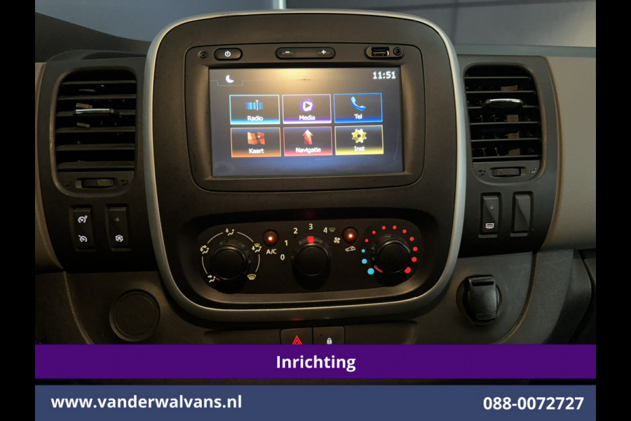 Renault Trafic 1.6 dCi L2H1 inrichting Euro6 Airco | Imperiaal | Navigatie | Cruisecontrol | Parkeersensoren trekhaak, bijrijdersbank