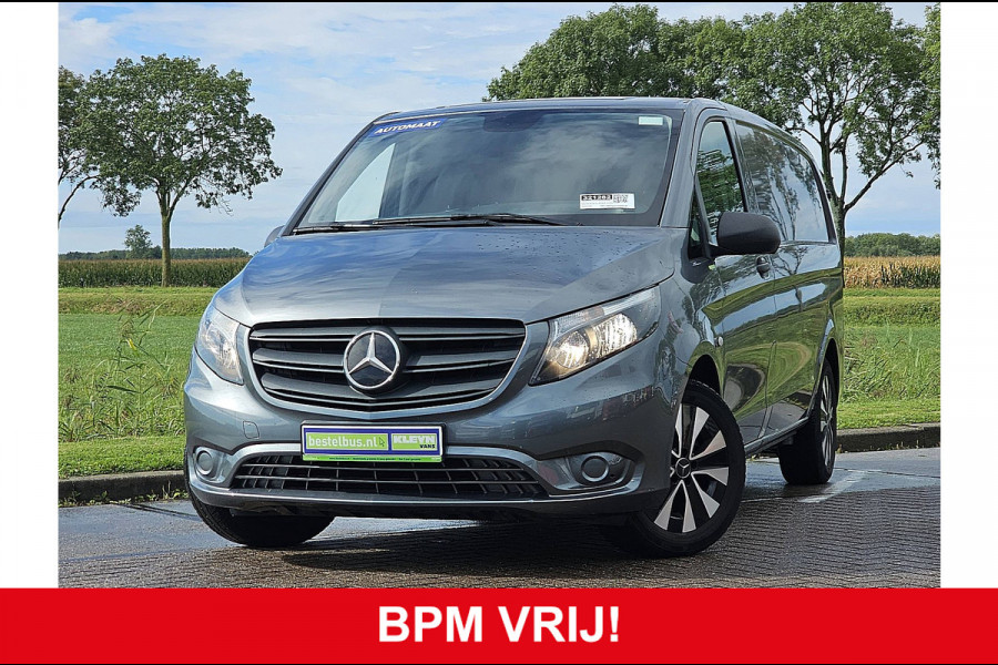 Mercedes-Benz Vito 116 L2 Automaat Aut Trekhaak Camera Navi Leer Lm-Velgen Euro6 Airco Deuren 3-Zits