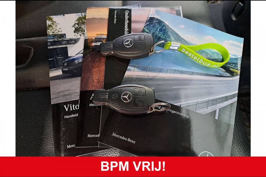 Mercedes-Benz Vito 116 L2 Automaat Aut Trekhaak Camera Navi Leer Lm-Velgen Euro6 Airco Deuren 3-Zits