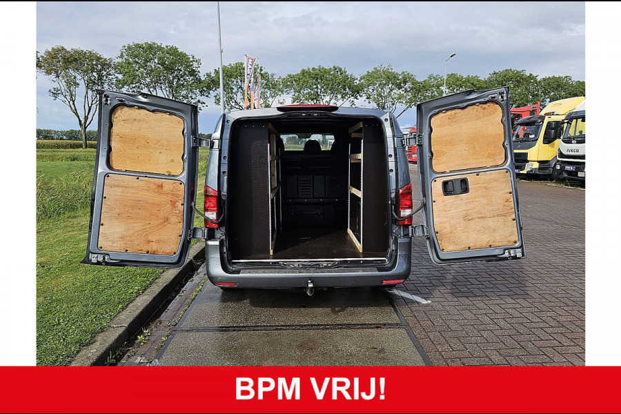 Mercedes-Benz Vito 116 L2 Automaat Aut Trekhaak Camera Navi Leer Lm-Velgen Euro6 Airco Deuren 3-Zits