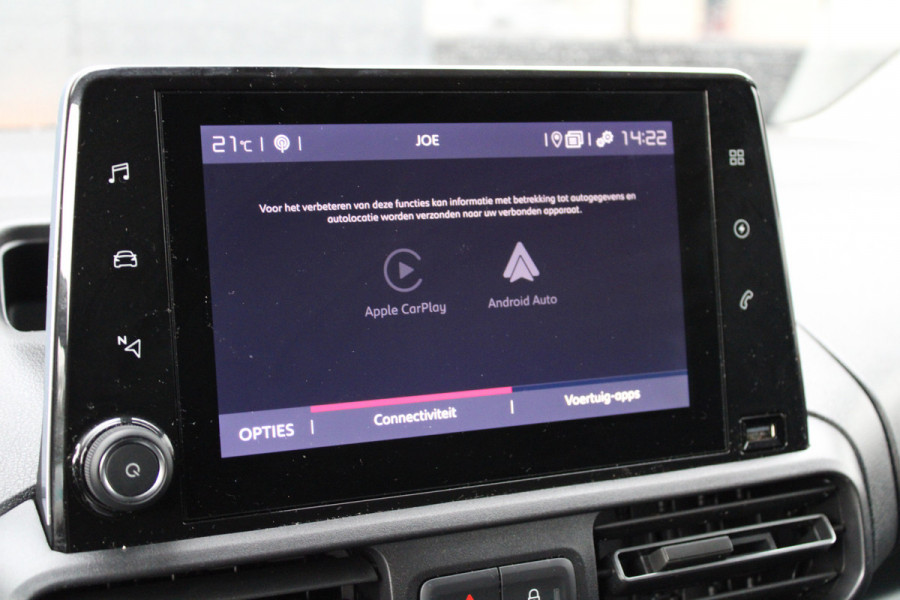 Fiat E-Doblò 136 L2 50 kWh 136pk - Camera - Carplay - Auto Klimaat - Navi - Lane Assist - PDC - Rijklaar