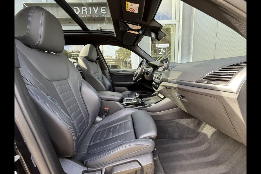 BMW X3 xDrive30e High Ex. M-Sport|SOH95%|Pano|Laser|HUD|360Cam|HiFi|Carbon zwart