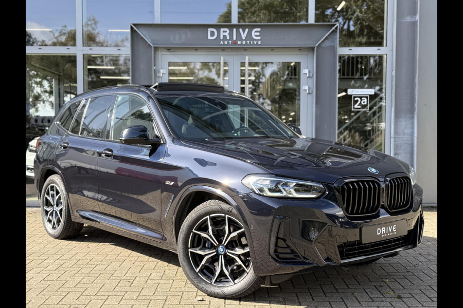 BMW X3 xDrive30e High Ex. M-Sport|SOH95%|Pano|Laser|HUD|360Cam|HiFi|Carbon zwart