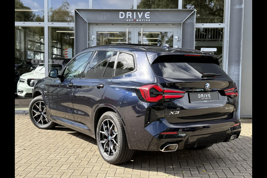 BMW X3 xDrive30e High Ex. M-Sport|SOH95%|Pano|Laser|HUD|360Cam|HiFi|Carbon zwart