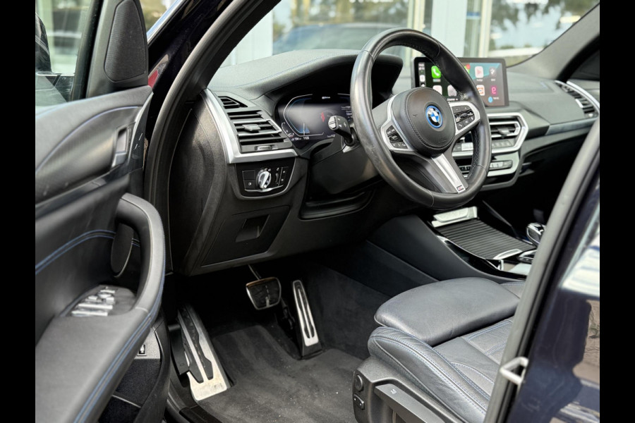 BMW X3 xDrive30e High Ex. M-Sport|SOH95%|Pano|Laser|HUD|360Cam|HiFi|Carbon zwart