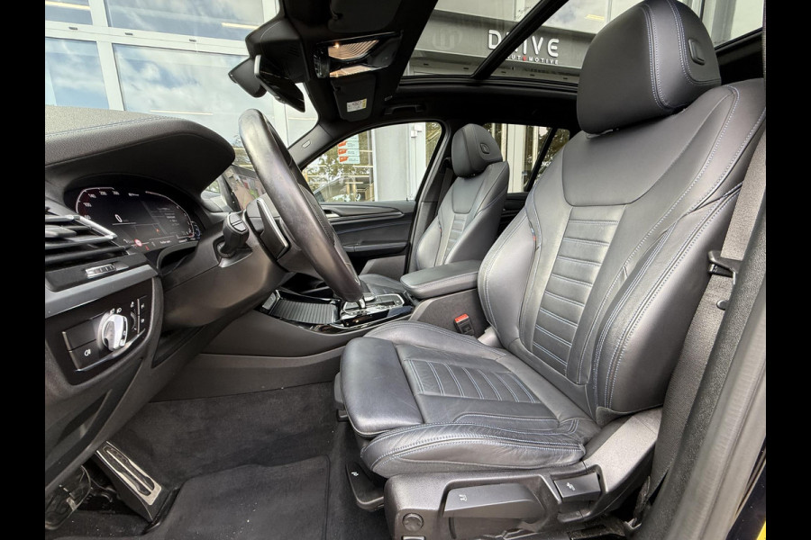 BMW X3 xDrive30e High Ex. M-Sport|SOH95%|Pano|Laser|HUD|360Cam|HiFi|Carbon zwart