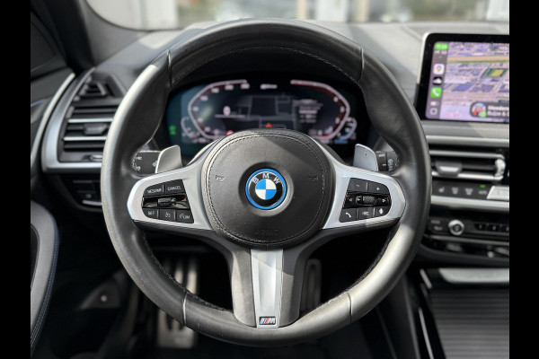 BMW X3 xDrive30e High Ex. M-Sport|SOH95%|Pano|Laser|HUD|360Cam|HiFi|Carbon zwart