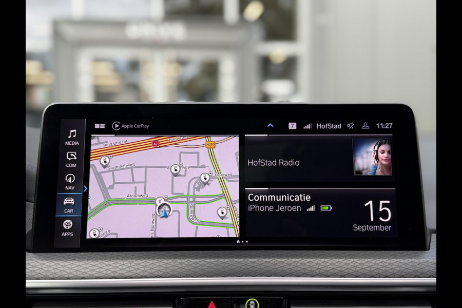 BMW X3 xDrive30e High Ex. M-Sport|SOH95%|Pano|Laser|HUD|360Cam|HiFi|Carbon zwart