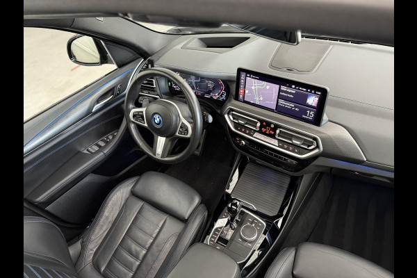 BMW X3 xDrive30e High Ex. M-Sport|SOH95%|Pano|Laser|HUD|360Cam|HiFi|Carbon zwart