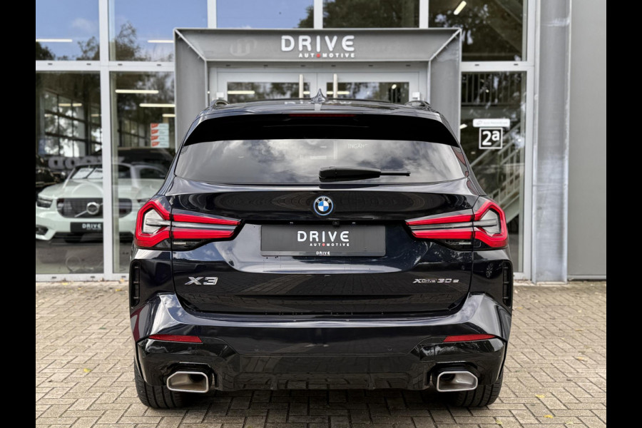 BMW X3 xDrive30e High Ex. M-Sport|SOH95%|Pano|Laser|HUD|360Cam|HiFi|Carbon zwart