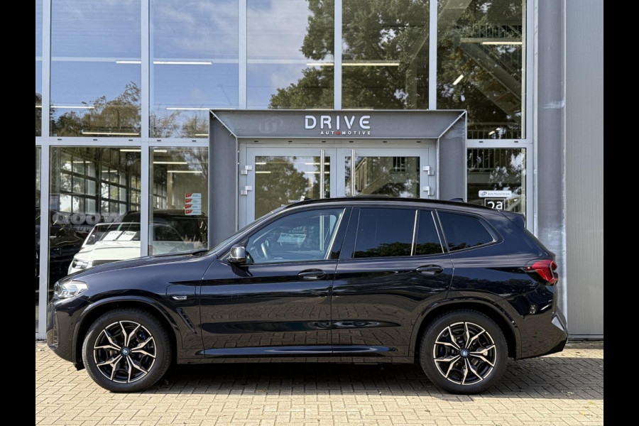 BMW X3 xDrive30e High Ex. M-Sport|SOH95%|Pano|Laser|HUD|360Cam|HiFi|Carbon zwart