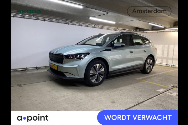 Škoda ENYAQ iV 60 180 pk | Navigatie | Parkeersensoren | Achteruitrijcamera | LED koplampen | Lederen/stof bekleding |