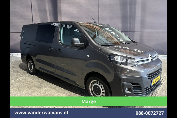 Citroën Jumpy 2.0 BlueHDI **MARGE, GEEN BTW** 123pk L3H1 Dubbele cabine Euro6 Airco | 6-Zits | 2x Zijdeur | Navigatie 2500kg trekhaak, Apple Carplay, Android Auto, Cruisecontrol, Parkeersensoren Citroën Jumpy 2.0 BlueHDI **MARGE, GEEN BTW** 123pk L3H1 Dubbele cabine Euro6 Airco | 6-Zits | 2x Zijdeur | Navigatie 2500kg trekhaak, Apple Carplay, Android Auto, Cruisecontrol, Parkeersensoren