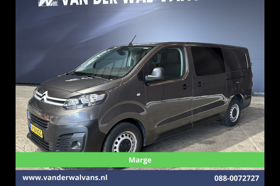 Citroën Jumpy 2.0 BlueHDI **MARGE, GEEN BTW** 123pk L3H1 Dubbele cabine Euro6 Airco | 6-Zits | 2x Zijdeur | Navigatie 2500kg trekhaak, Apple Carplay, Android Auto, Cruisecontrol, Parkeersensoren Citroën Jumpy 2.0 BlueHDI **MARGE, GEEN BTW** 123pk L3H1 Dubbele cabine Euro6 Airco | 6-Zits | 2x Zijdeur | Navigatie 2500kg trekhaak, Apple Carplay, Android Auto, Cruisecontrol, Parkeersensoren
