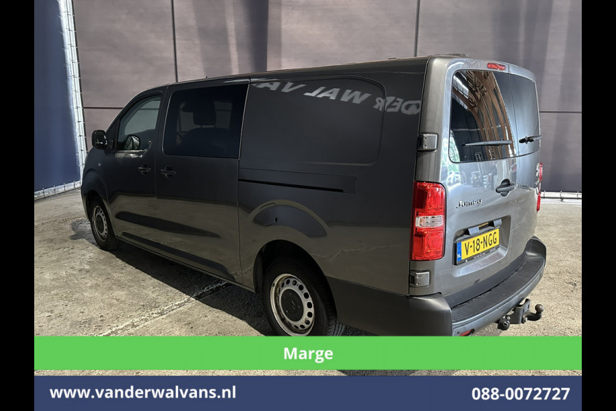 Citroën Jumpy 2.0 BlueHDI **MARGE, GEEN BTW** 123pk L3H1 Dubbele cabine Euro6 Airco | 6-Zits | 2x Zijdeur | Navigatie 2500kg trekhaak, Apple Carplay, Android Auto, Cruisecontrol, Parkeersensoren Citroën Jumpy 2.0 BlueHDI **MARGE, GEEN BTW** 123pk L3H1 Dubbele cabine Euro6 Airco | 6-Zits | 2x Zijdeur | Navigatie 2500kg trekhaak, Apple Carplay, Android Auto, Cruisecontrol, Parkeersensoren